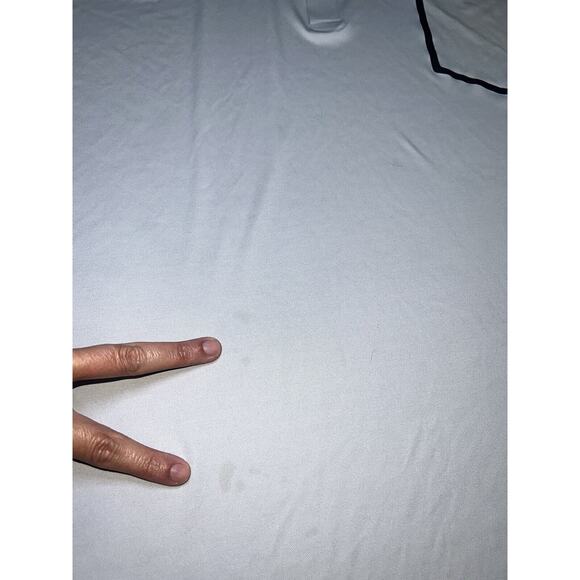 Tiger Woods Platinum Polo Shirt Mens Size XXL Gray Dri-Fit Golf Snap Button READ - Picture 9 of 16